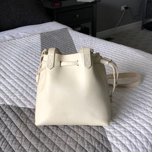 SMALL LEATHER BUCKET BAG